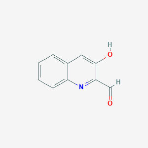 molecular formula C10H7NO2 B8715404 3-Hydroxyquinoline-2-carbaldehyde 