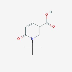 molecular formula C10H13NO3 B8715461 1-Tert-butyl-6-oxo-1,6-dihydro-3-pyridinecarboxylic acid 