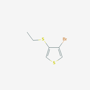 3-Bromo-4-(ethylsulfanyl)thiophene