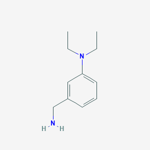 molecular formula C11H18N2 B8715558 3-(aminomethyl)-N,N-diethylaniline 