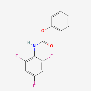 molecular formula C13H8F3NO2 B8715620 Phenyl (2,4,6-trifluorophenyl)carbamate CAS No. 124885-24-1