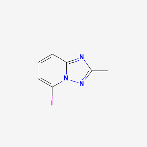 molecular formula C7H6IN3 B8715692 5-Iodo-2-methyl-[1,2,4]triazolo[1,5-a]pyridine 