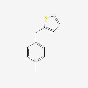 molecular formula C12H12S B8715719 Thiophene, 2-[(4-methylphenyl)methyl]- CAS No. 113386-21-3