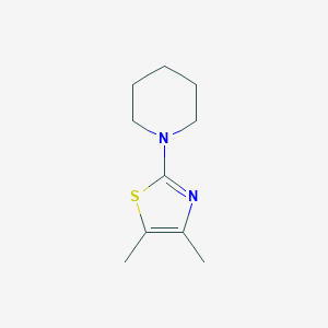 molecular formula C10H16N2S B8715769 1-(4,5-Dimethyl-1,3-thiazol-2-yl)piperidine 