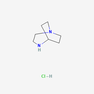 molecular formula C7H15ClN2 B8715774 1,4-Diazabicyclo[3.2.2]nonane hydrochloride 