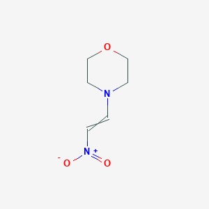 molecular formula C6H10N2O3 B8715798 1-Morpholino-2-nitroethene 