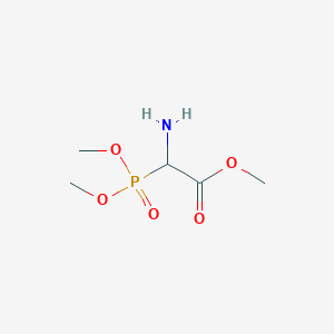 molecular formula C5H12NO5P B8715812 Methyl amino(dimethoxyphosphoryl)acetate 