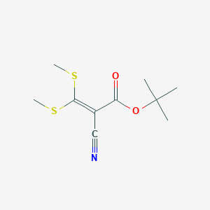 Tert-butyl 2-cyano-3,3-bis(methylthio)acrylate