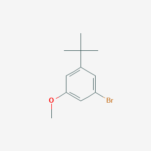 molecular formula C11H15BrO B8715845 1-Bromo-3-(tert-butyl)-5-methoxybenzene 
