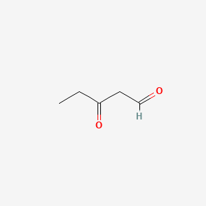 molecular formula C5H8O2 B8715872 Pentanal, 3-oxo- CAS No. 623-38-1