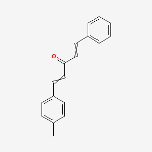molecular formula C18H16O B8715969 1,4-Pentadien-3-one, 1-(4-methylphenyl)-5-phenyl- CAS No. 57083-29-1