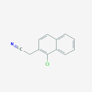 molecular formula C12H8ClN B8715998 1-Chloronaphthalene-2-acetonitrile 
