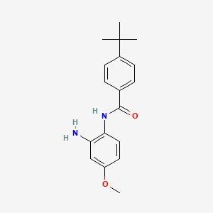 molecular formula C18H22N2O2 B8716012 N-(2-amino-4-methoxyphenyl)-4-tert-butylbenzamide 