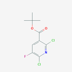 molecular formula C10H10Cl2FNO2 B8716137 Tert-butyl 2,6-dichloro-5-fluoronicotinate 