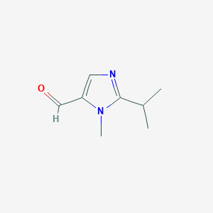 molecular formula C8H12N2O B8716170 1-Methyl-2-(propan-2-yl)-1H-imidazole-5-carbaldehyde 