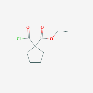 Ethyl 1-(chlorocarbonyl)cyclopentane-1-carboxylate