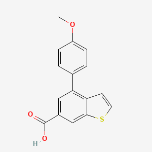 4-(4-Methoxyphenyl)benzo[b]thiophene-6-carboxylic acid