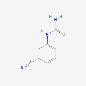 molecular formula C8H7N3O B8716216 1-(3-Cyanophenyl)urea 