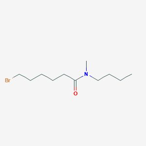 molecular formula C11H22BrNO B8716227 6-Bromo-N-butyl-N-methylhexanamide CAS No. 134414-31-6