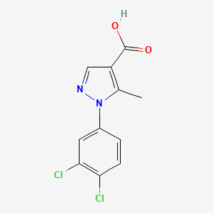 1-(3,4-Dichlorophenyl)-5-methylpyrazole-4-carboxylic acid