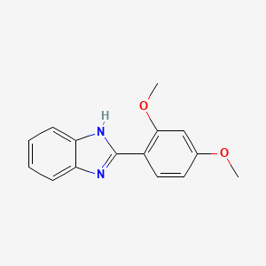 molecular formula C15H14N2O2 B8716276 2-(2,4-Dimethoxyphenyl)-1h-benzimidazole 