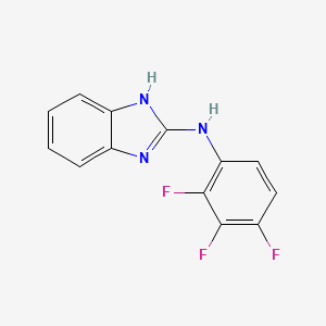 molecular formula C13H8F3N3 B8716351 N-(2,3,4-Trifluorophenyl)-1H-benzimidazol-2-amine CAS No. 917974-29-9