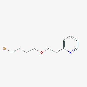 2-[2-(4-Bromobutoxy)ethyl]pyridine