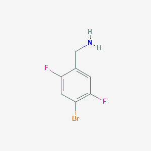 molecular formula C7H6BrF2N B8716384 (4-Bromo-2,5-difluorophenyl)methanamine 