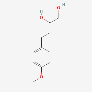 molecular formula C11H16O3 B8716394 4-(4-Methoxyphenyl)butane-1,2-diol CAS No. 59363-22-3
