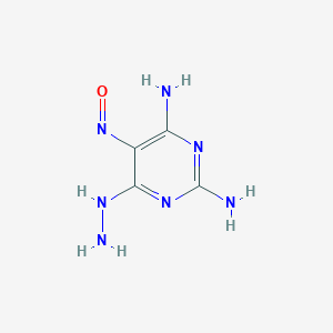 6-Hydrazino-5-nitroso-pyrimidine-2,4-diamine