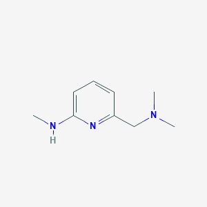 molecular formula C9H15N3 B8716451 N,N-dimethyl-6-(methylamino)-2-Pyridinemethanamine CAS No. 83592-45-4