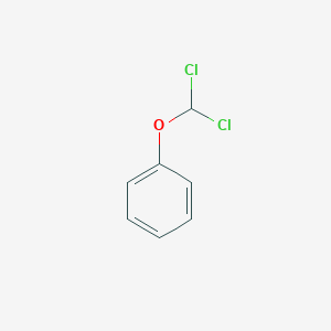 molecular formula C7H6Cl2O B8716472 Dichloromethyl phenyl ether CAS No. 1195-43-3