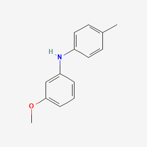 molecular formula C14H15NO B8716496 Benzenamine, 3-methoxy-N-(4-methylphenyl)- CAS No. 123017-90-3