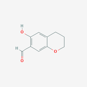 6-hydroxy-3,4-dihydro-2H-chromene-7-carbaldehyde