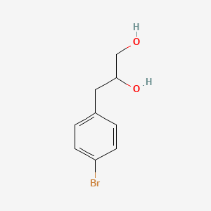 molecular formula C9H11BrO2 B8716532 3-(4-Bromophenyl)-1,2-propanediol CAS No. 61396-72-3