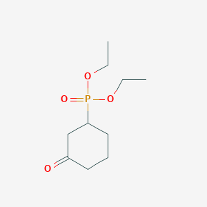 molecular formula C10H19O4P B8716620 3-Oxo-cyclohexylphosphonic Acid Diethylester 