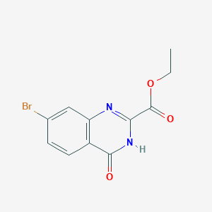 Ethyl 7-bromo-4-oxo-3,4-dihydroquinazoline-2-carboxylate