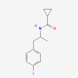 molecular formula C13H16INO B8716649 N-(1-(4-Iodophenyl)propan-2-YL)cyclopropanecarboxamide 