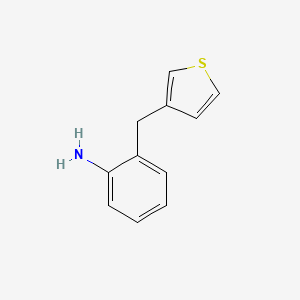 molecular formula C11H11NS B8716670 3-(2-Amino-benzyl)thiophene 