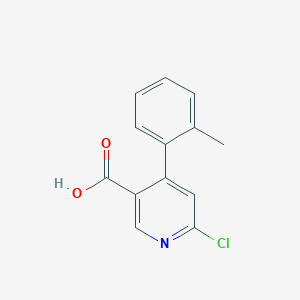 6-Chloro-4-o-tolyl-nicotinic acid