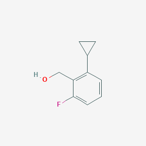 molecular formula C10H11FO B8716680 (2-Cyclopropyl-6-fluorophenyl)-methanol 