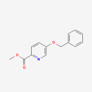 molecular formula C14H13NO3 B8716874 Methyl 5-(benzyloxy)picolinate 