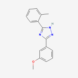 s-Triazole, 5-(m-methoxyphenyl)-3-(o-tolyl)-
