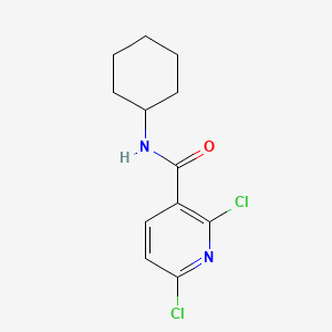 molecular formula C12H14Cl2N2O B8716890 2,6-dichloro-N-cyclohexylnicotinamide 