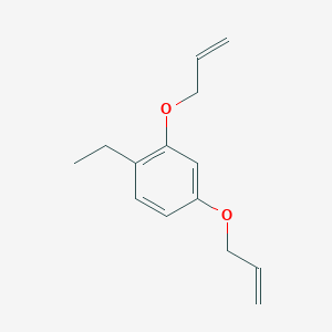 molecular formula C14H18O2 B8716929 2,4-Bis(allyloxy)-1-ethylbenzene 