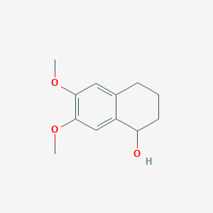 molecular formula C12H16O3 B8716972 6,7-Dimethoxy-1,2,3,4-tetrahydronaphthalen-1-ol 