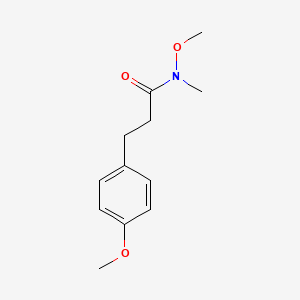 N-methoxy-3-(4-methoxyphenyl)-N-methylpropanamide