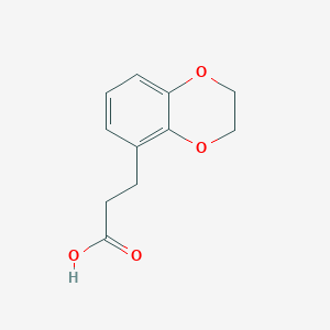 1,4-Benzodioxin-5-propanoic acid, 2,3-dihydro-