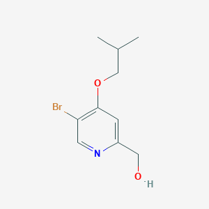 molecular formula C10H14BrNO2 B8717148 (5-Bromo-4-isobutoxypyridin-2-yl)methanol 