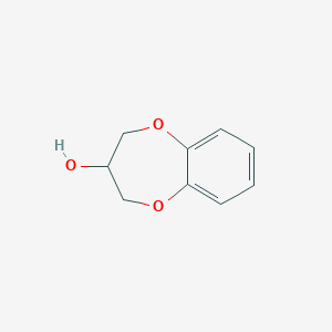 molecular formula C9H10O3 B8717269 2H-2,3-dihydro-3-hydroxy-1,5-benzodioxepin 